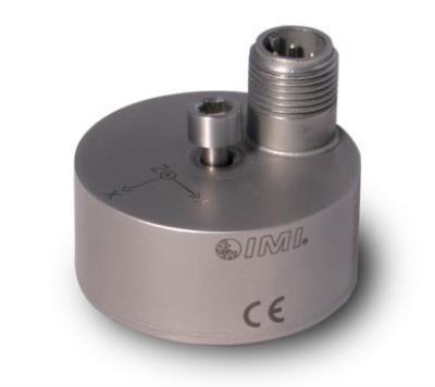 triaxial, industrial, ceramic shear icp® accel., 100 mv/g, 2 to 7k hz, top exit, 4-pin m12 conn., triaxial frequency sweep iso 17025 accredited calibration